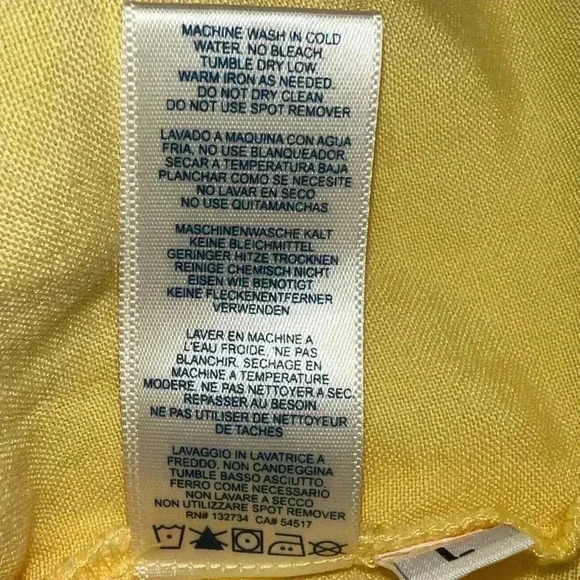 CLOTH & STONE smoked yellow top size L never worn - Picture 4 of 6